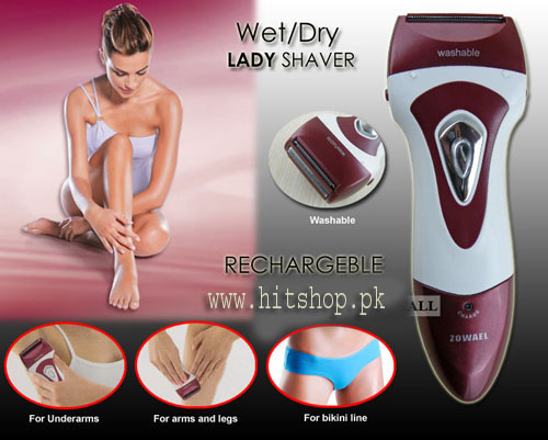  Zowael Rechargeable Wet and Dry Lady Shaver